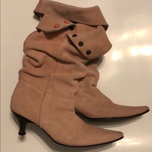 Pink boots
